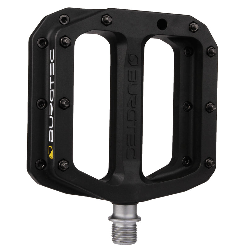 Load image into Gallery viewer, Burgtec MK4 Composite Flat Pedals Black