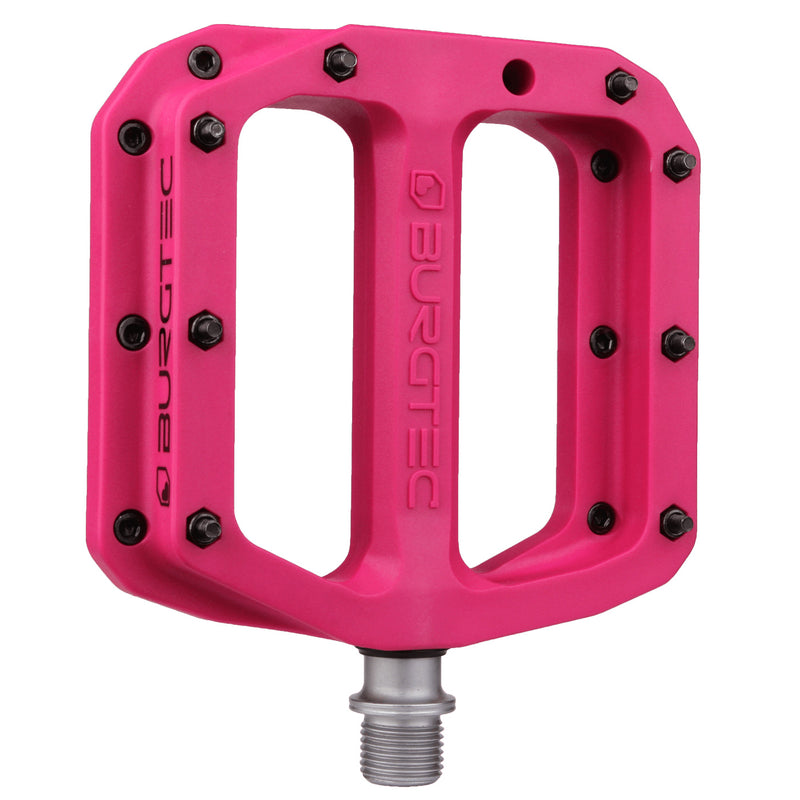 Load image into Gallery viewer, Burgtec MK4 Composite Flat Pedals Purple Rain