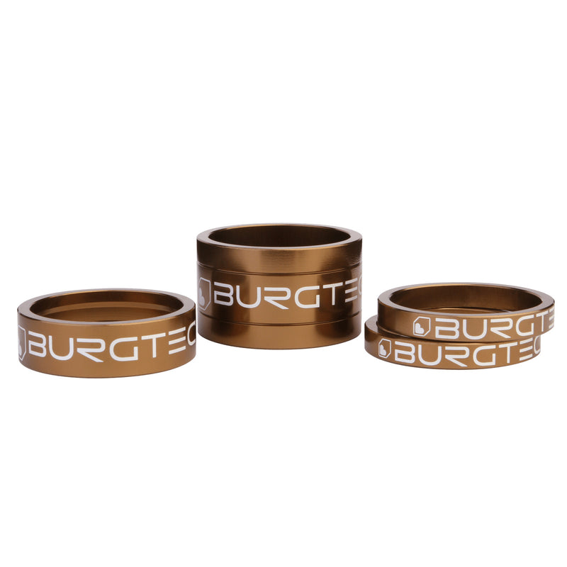 Load image into Gallery viewer, Burgtec Stem Spacer Kit Kash Bronze 4/Count