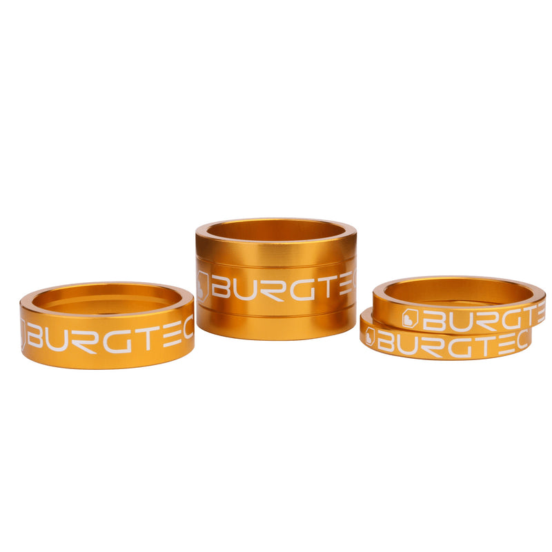 Load image into Gallery viewer, Burgtec Stem Spacer Kit Bullion Gold 4/Count