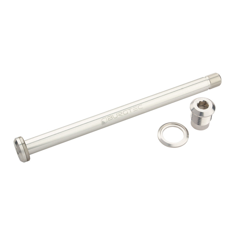 Load image into Gallery viewer, Burgtec Yeti Boost Rear Axle 12x174mm Rhodium Silver