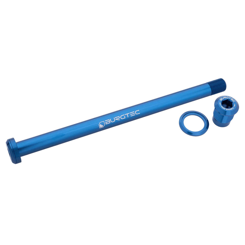 Load image into Gallery viewer, Burgtec Pivot 185.3mm UDH Rear Axle Deep Blue