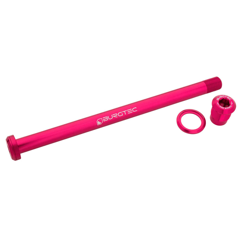 Load image into Gallery viewer, Burgtec Pivot 185.3mm UDH Rear Axle Toxic Barbie Pink