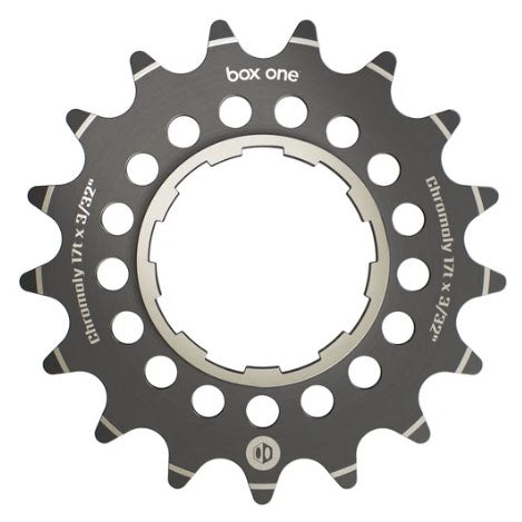 Load image into Gallery viewer, BOX Box One 3/32" CNC CrMo Cog Black - 17t