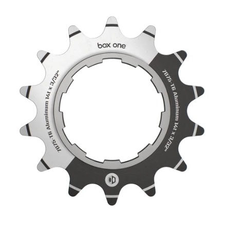 Load image into Gallery viewer, BOX Box One 3/32" CNC AL 7075 Cog Black - 14t