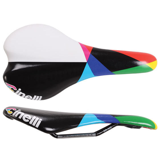 Load image into Gallery viewer, Cinelli Caleido Crest Saddle CrMo Rail - Caleido