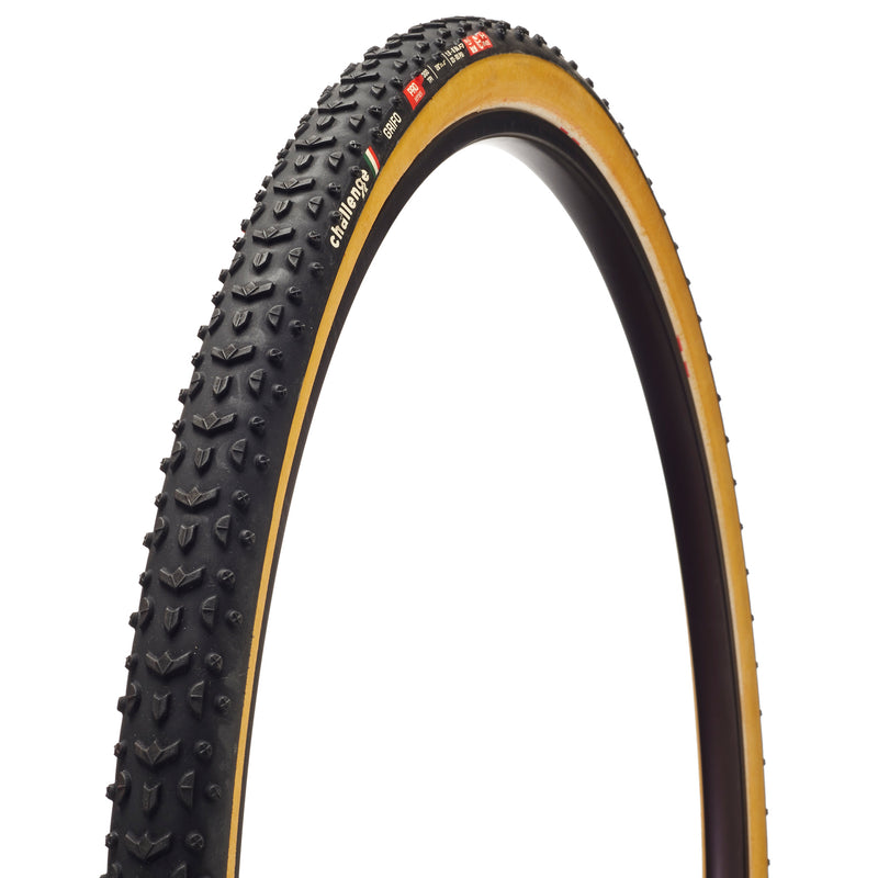 Load image into Gallery viewer, Challenge Tire Grifo Pro Tire TLR - 700 x 33 Black/Tan