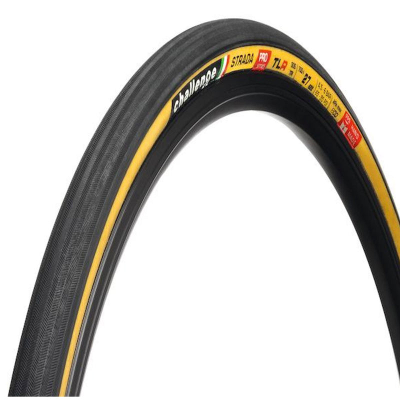 Load image into Gallery viewer, Challenge Tire Strada TLR Pro Tire 700 x 27 Black/Tan