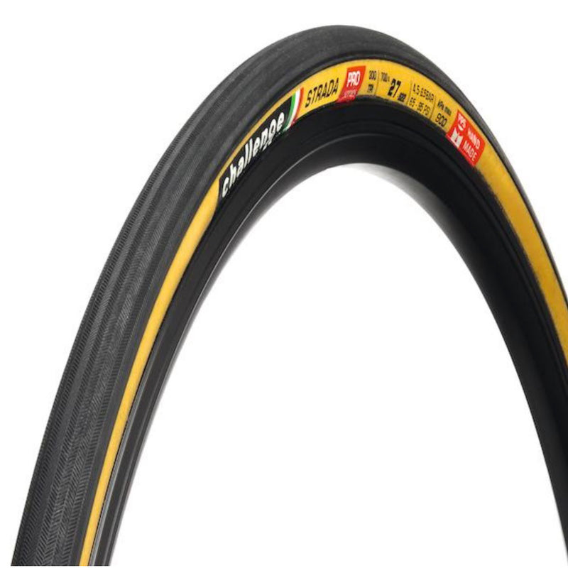 Load image into Gallery viewer, Challenge Tire Strada Pro Tire 700 x 27 Black/Tan