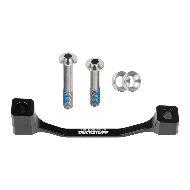 Load image into Gallery viewer, Trickstuff +23 PM 74mm Caliper Adapter PM180/PM200 Black