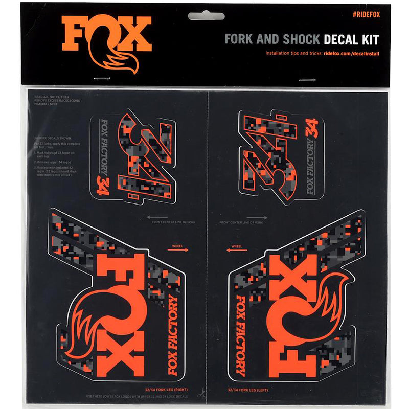 Load image into Gallery viewer, Fox Shox Heritage Decal Kit DigiCam