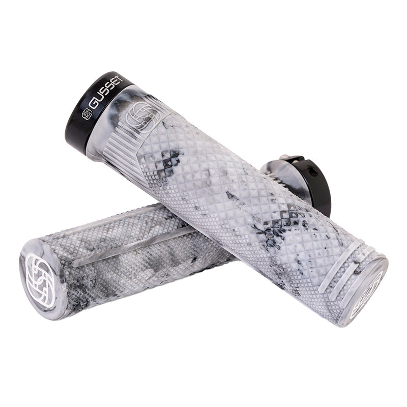 Load image into Gallery viewer, Gusset Matt Jones S2 X-Soft Grips Gray Marble - Pair