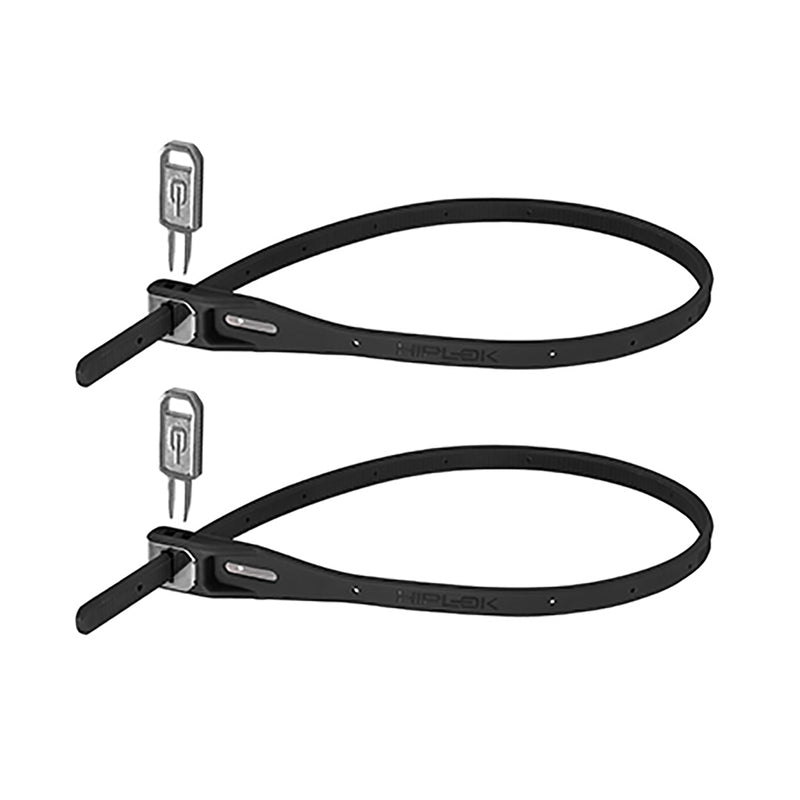 Load image into Gallery viewer, Hiplok Z Lok Twin Count Zip Key Lock Black