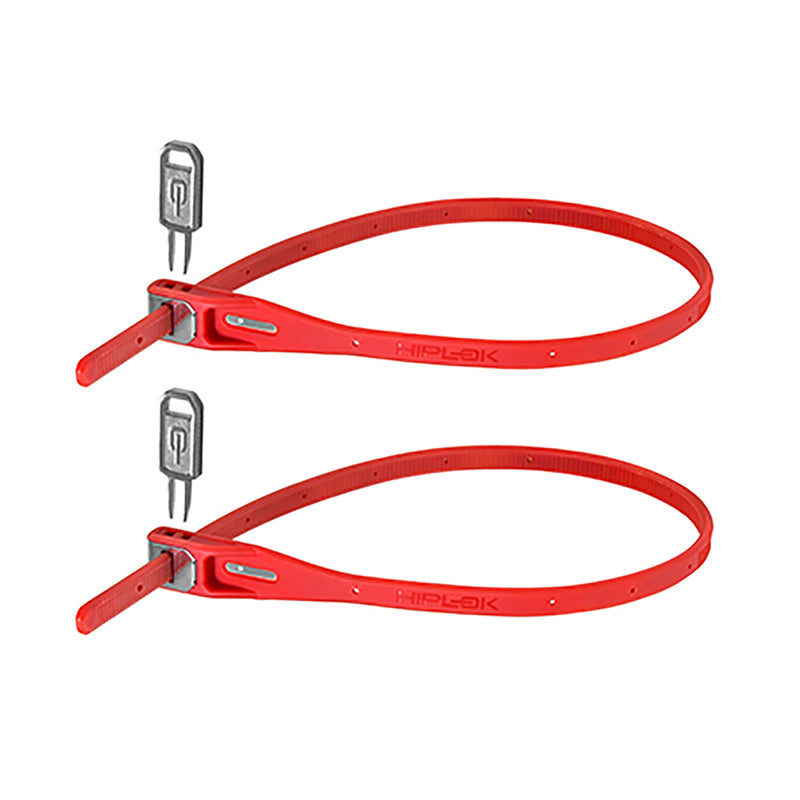 Load image into Gallery viewer, Hiplok Z Lok Twin Count Zip Key Lock Red