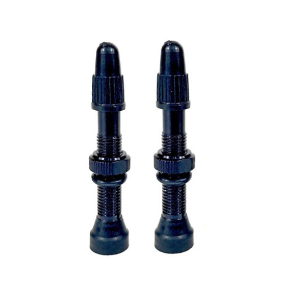 Load image into Gallery viewer, Hold Fast Cycling Tubeless Presta Valve Stem 36mm (Pair) - Black