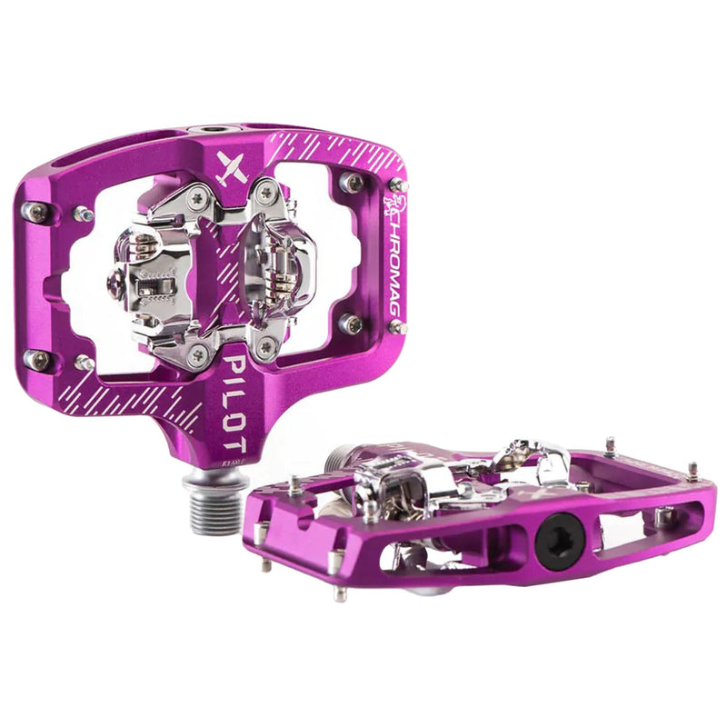 Load image into Gallery viewer, Chromag Pilot SPD Pedals Purple