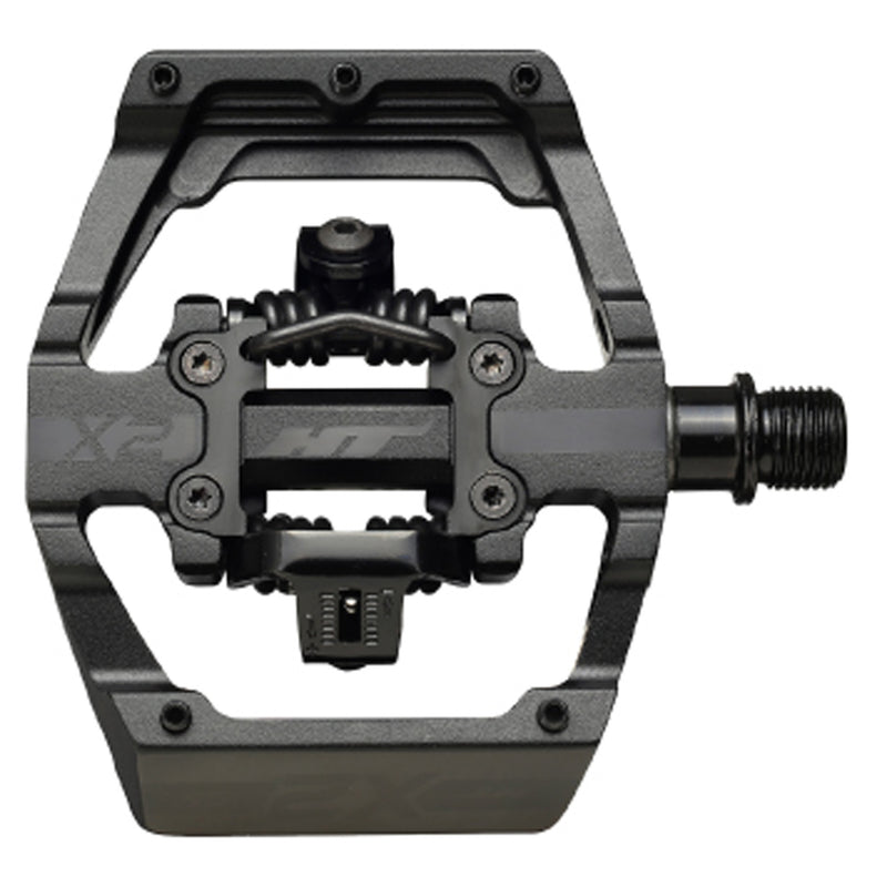 Load image into Gallery viewer, HT Pedals X2-SX Clipless Platform Pedals CrMo - Stealth Black