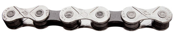 Load image into Gallery viewer, KMC X9 Bulk 9sp Chains Silver/Black (25/Count)
