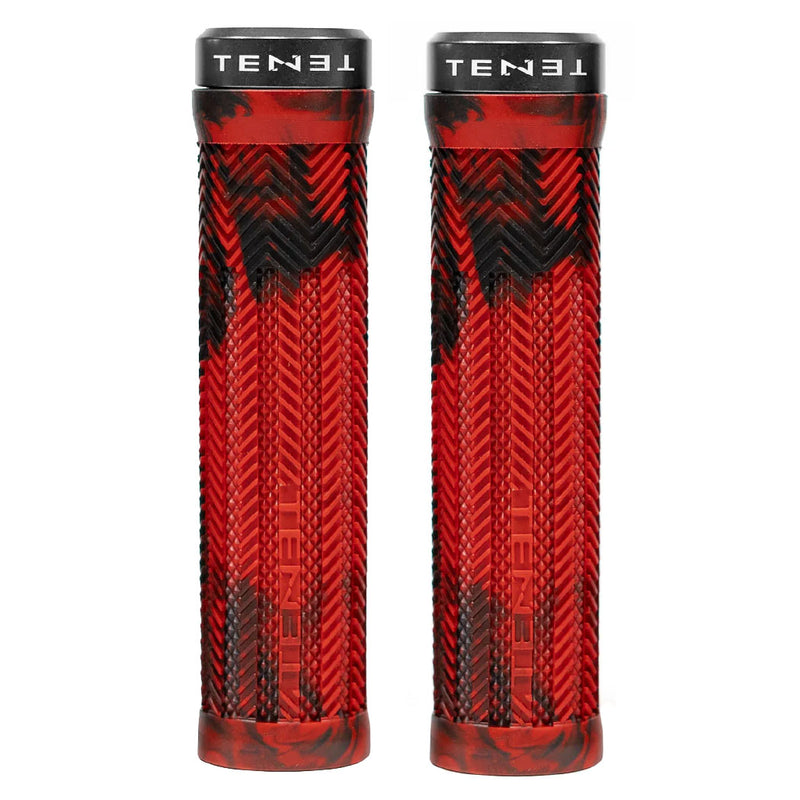 Load image into Gallery viewer, Tenet Icon Lock-On Grips Blood Marble/Onyx