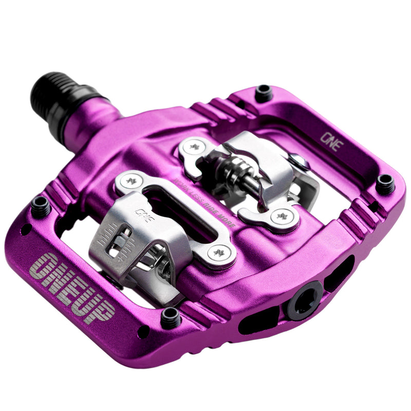 Load image into Gallery viewer, OneUp Components Clip Pedals CrMo Purple