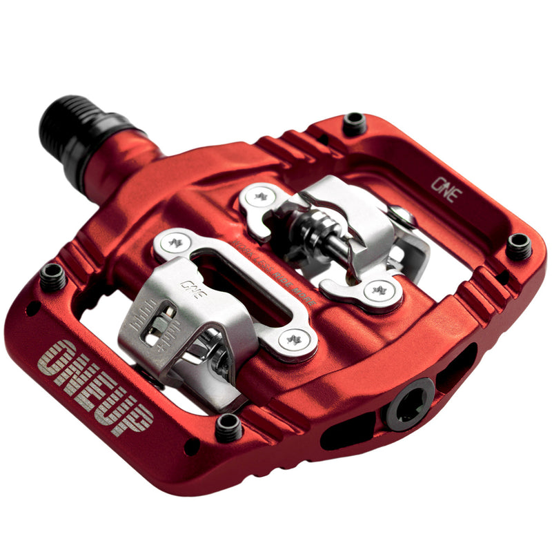 Load image into Gallery viewer, OneUp Components Clip Pedals CrMo Red