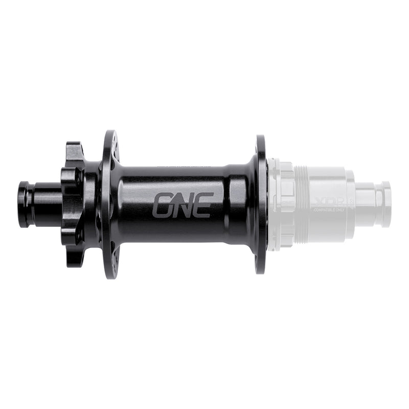 Load image into Gallery viewer, OneUp Components 6B-Disc Rear Hub 12x148mm No FH 28h Black
