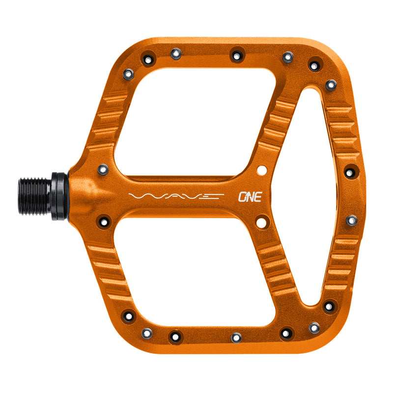Load image into Gallery viewer, OneUp Components Wave Platform Pedals Orange