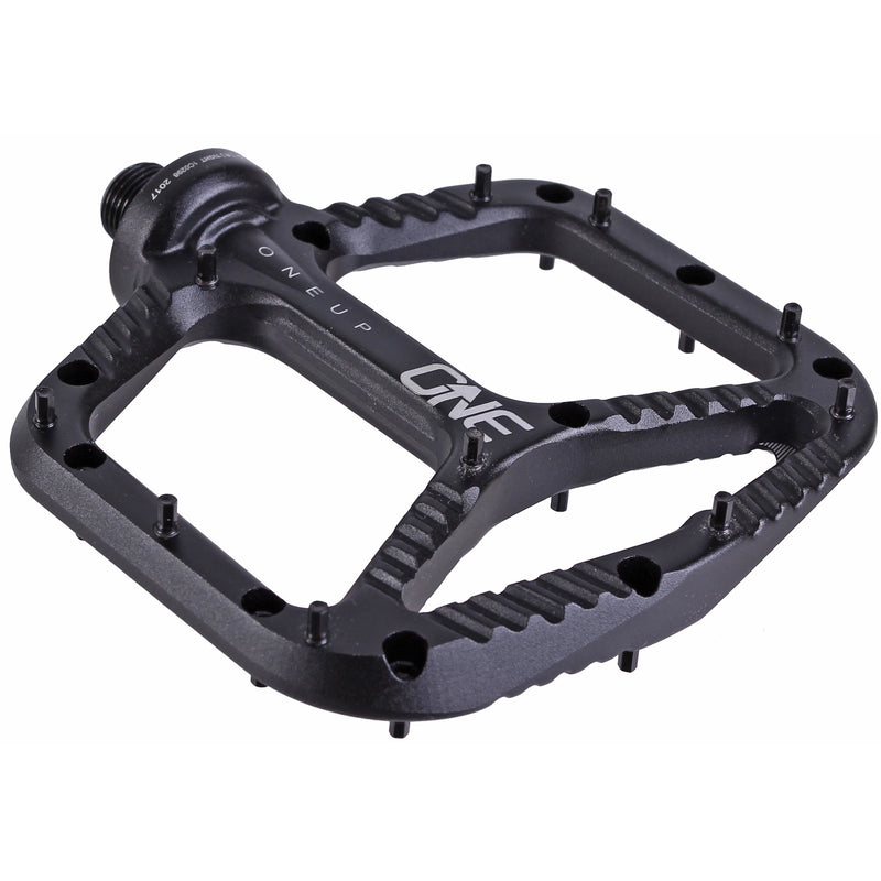 Load image into Gallery viewer, OneUp Components Aluminum Platform Pedals Black