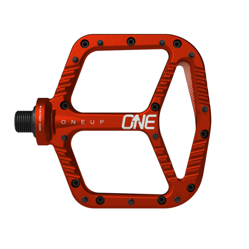 Load image into Gallery viewer, OneUp Components Aluminum Platform Pedals Red