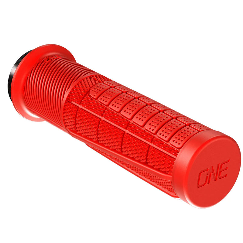 Load image into Gallery viewer, OneUp Components Thick Lock-On Grips Red