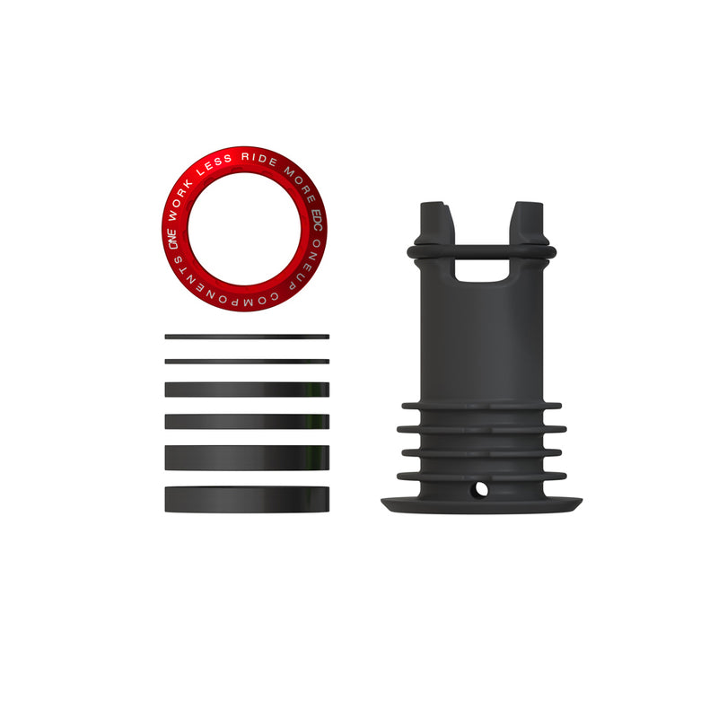 Load image into Gallery viewer, OneUp Components EDC Threaded Top Cap Red