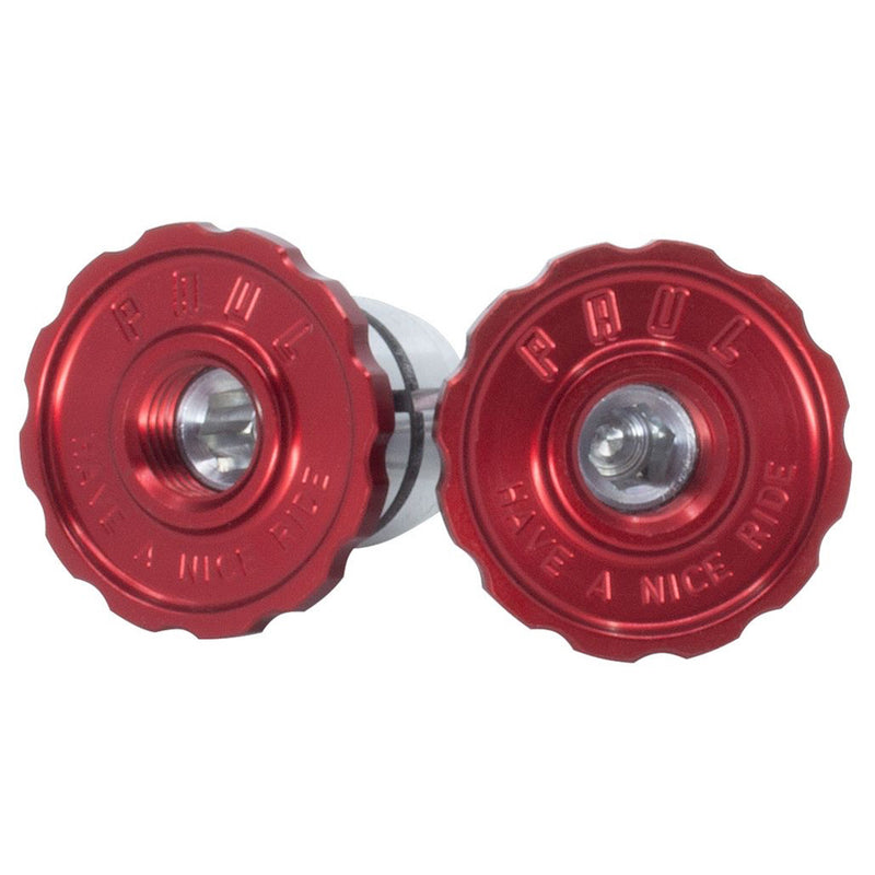 Load image into Gallery viewer, Paul Components Aluminum Bar End Plug Red
