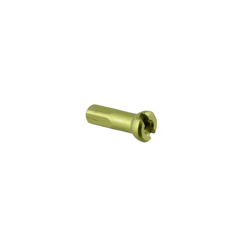 Load image into Gallery viewer, Sapim Alloy Polyax Nipple 14g/14mm Lime 100/Count