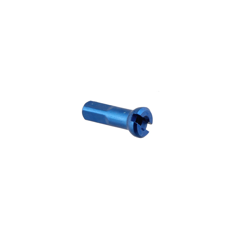 Load image into Gallery viewer, Sapim Alloy Polyax Nipple 14g/14mm Blue 100/Count