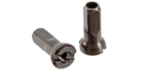 Load image into Gallery viewer, Sapim Brass Polyax Nipple 14g/12mm Black 100/Count