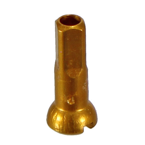 Load image into Gallery viewer, Sapim Secure Lock Alloy Nipple 14g/14mm Gold 100/Count