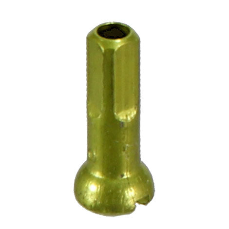 Load image into Gallery viewer, Sapim Secure Lock Alloy Nipple 14g/14mm Lime 100/Count