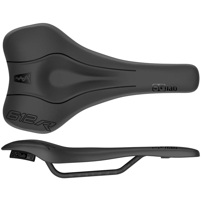 Load image into Gallery viewer, SQlab 612 Ergowave S-Tube Rail 120* Saddle Blk