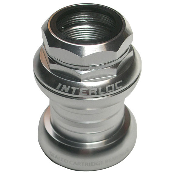 Load image into Gallery viewer, Interloc Racing Design Techno-Glide Headset 1" Threaded - Silver