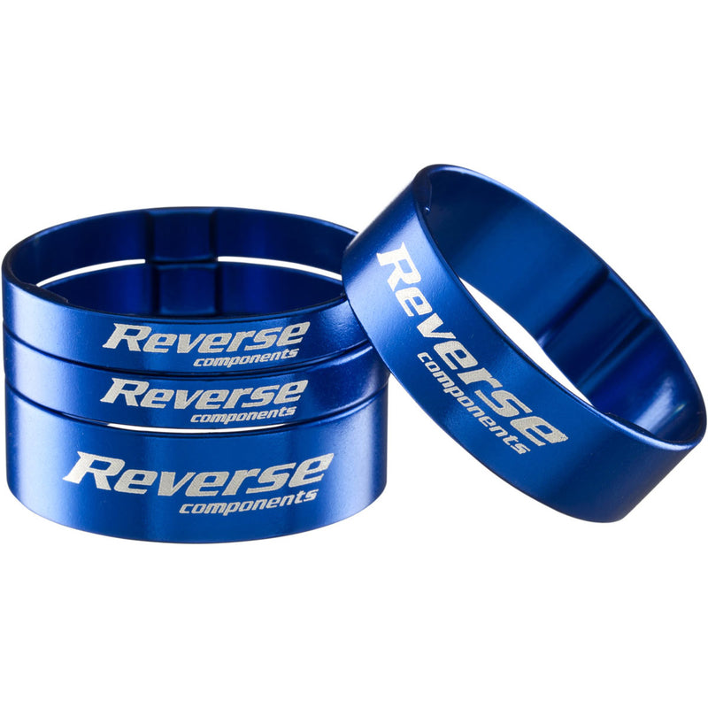 Load image into Gallery viewer, Reverse Ultralight Headset Spacer Set Set/4 Blue