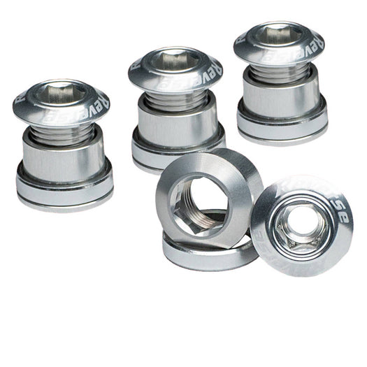 Load image into Gallery viewer, Reverse Chainring Bolt Set 8pc - Silver