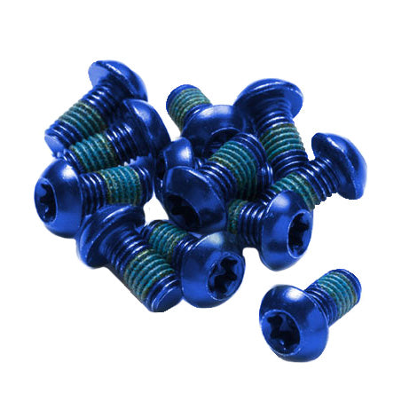 Load image into Gallery viewer, Reverse Disc Rotor Bolts M5x10 12/Pack - Blue