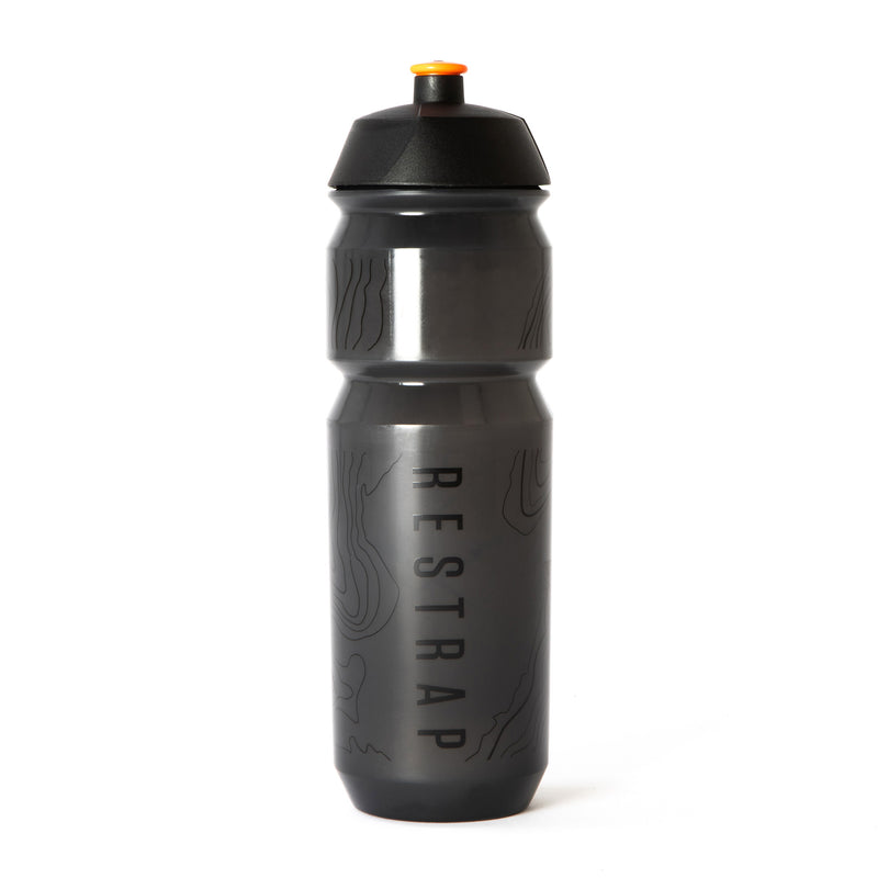 Load image into Gallery viewer, Restrap Contour Design Water Bottle 750ml Smoke/Orange