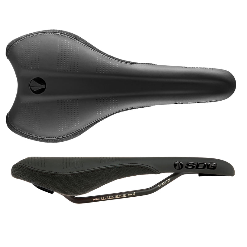 Load image into Gallery viewer, SDG Radar Mtn Saddle Ti-Alloy Rails - Black