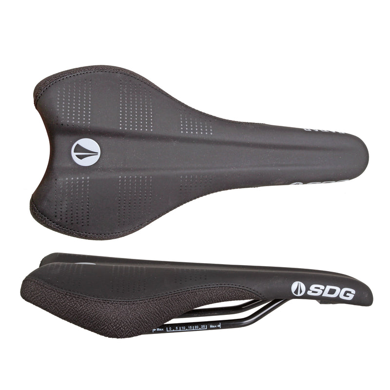 Load image into Gallery viewer, SDG Radar Mtn Saddle Steel Rails - Black