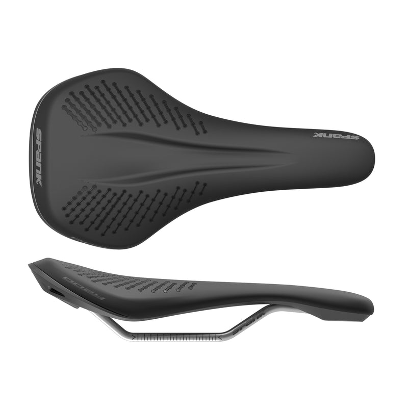Load image into Gallery viewer, Spank Oozy 220 Saddle Black/Gray