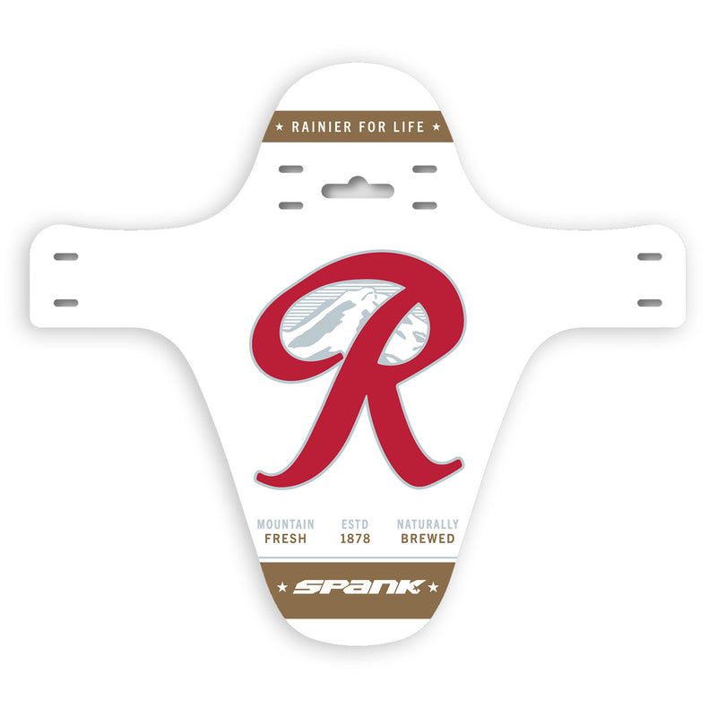 Load image into Gallery viewer, Spank Mud Fender Rainier Beer LTD White