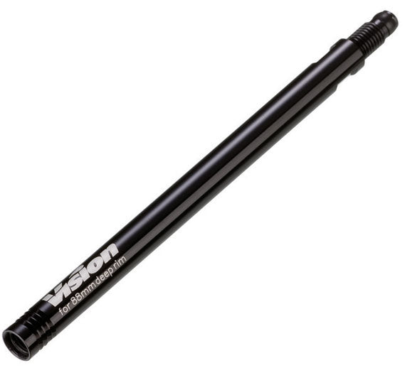 Load image into Gallery viewer, Vision Threaded Presta Extender 80mm Black - Each