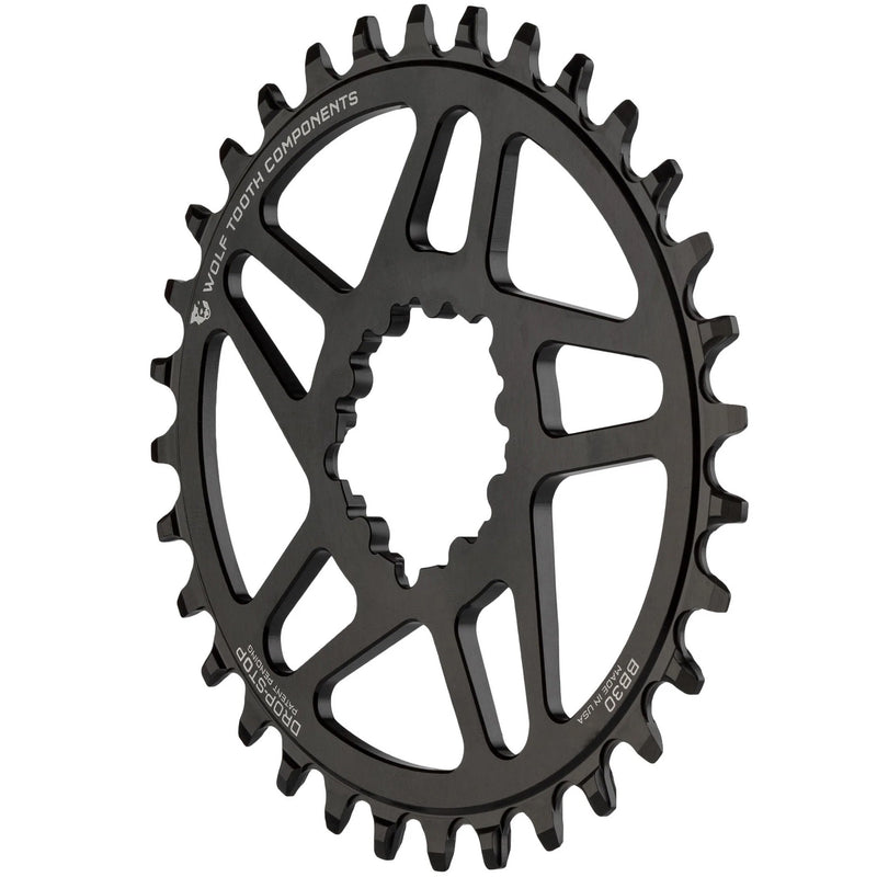 Load image into Gallery viewer, Wolf Tooth Components SRAM 3-Bolt DM Boost HG+ Chainring 30T Black
