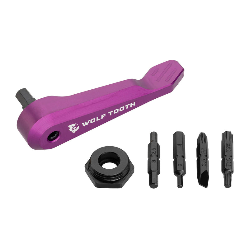 Load image into Gallery viewer, Wolf Tooth Components Axle Handle Multi-Tool Purple